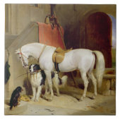 Fürst George's Favoriten (Öl auf Leinwand) Fliese (Vorderseite)