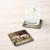 Fürst George's Favoriten (Öl auf Leinwand) Getränkeuntersetzer (Rechte Seite)