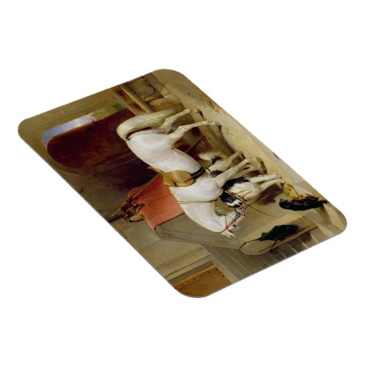 Fürst George's Favoriten (Öl auf Leinwand) Magnet (Rechte Seite)