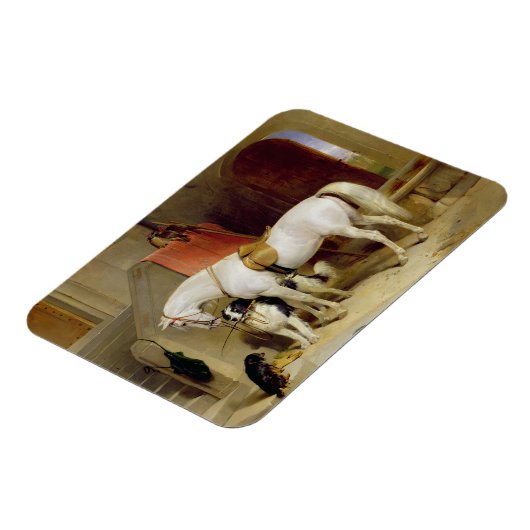 Fürst George's Favoriten (Öl auf Leinwand) Magnet (Linke Seite)