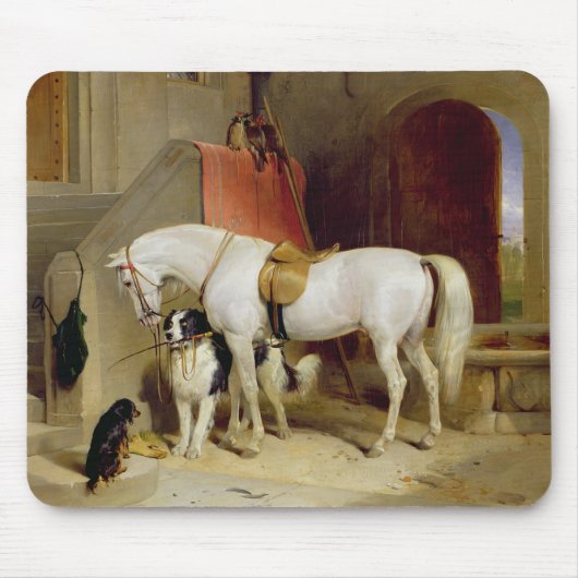 Fürst George's Favoriten (Öl auf Leinwand) Mousepad (Vorne)