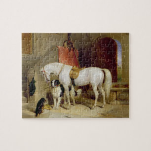 Fürst George's Favoriten (Öl auf Leinwand) Puzzle