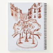 Furstenberg, Saint-Germain-des-Pres Kirche, Paris Notizblock (Rückseite)