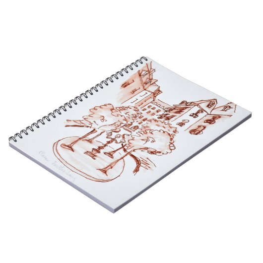 Furstenberg, Saint-Germain-des-Pres Kirche, Paris Notizblock (Linke Seite)