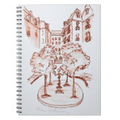 Furstenberg, Saint-Germain-des-Pres Kirche, Paris Notizblock (Vorderseite)