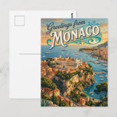 Fürstenpalast von Monaco Monaco Postkarte (Vorne/Hinten)