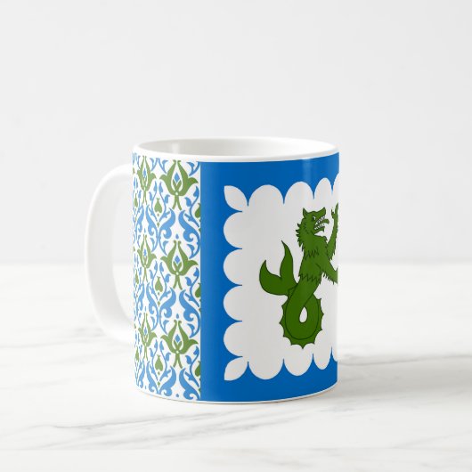 Fürstentum der Mistern Bevölkerung Abzeichen Kaffe Kaffeetasse (Vorderseite Links)