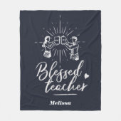 Fürstentum des gesegneten Lehrers Kindergarten Fleecedecke (Vorderseite)