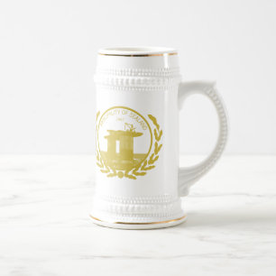 Fürstentum des sealand Siegel-Wappen Bierglas