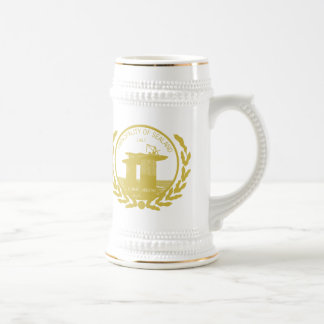 Fürstentum des sealand Siegel-Wappen Bierglas