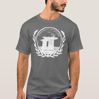Fürstentum des sealand Siegel-Wappen T-Shirt