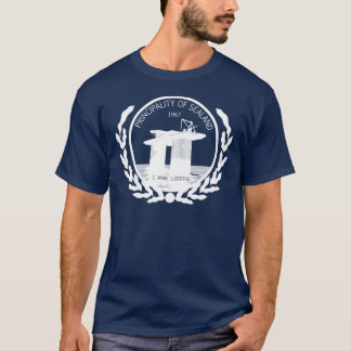 Fürstentum des sealand Siegel-Wappen T-Shirt