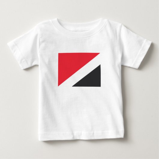 Fürstentum Sealand Flag Baby T-shirt (Vorderseite)