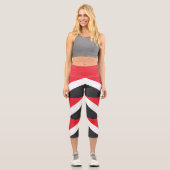Fürstentum Sealand Flag Capri Leggings (Vorderseite)