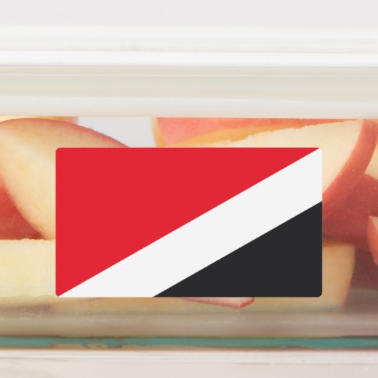 Fürstentum Sealand Flag Etiketten (Befestigt)