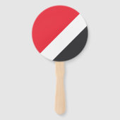 Fürstentum Sealand Flag Fächer (Rückseite)
