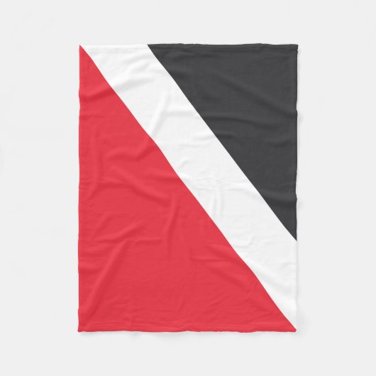 Fürstentum Sealand Flag Fleecedecke (Vorderseite)
