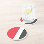 Fürstentum Sealand Flag Getränkeuntersetzer (Seite)