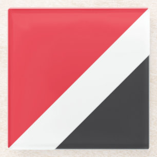 Fürstentum Sealand Flag Glasuntersetzer