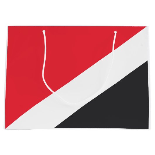 Fürstentum Sealand Flag Große Geschenktüte (Vorderseite)