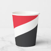 Fürstentum Sealand Flag Pappbecher (Rückseite)