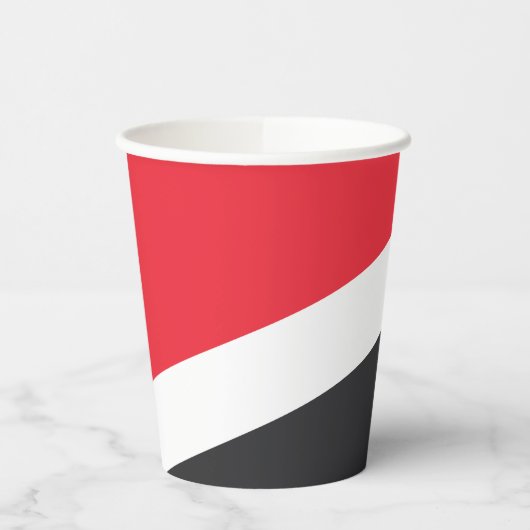 Fürstentum Sealand Flag Pappbecher (Links)