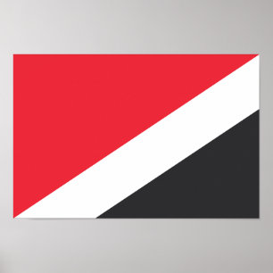 Fürstentum Sealand Flag Poster