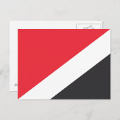 Fürstentum Sealand Flag Postkarte (Vorne/Hinten)