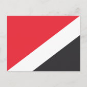 Fürstentum Sealand Flag Postkarte (Vorderseite)