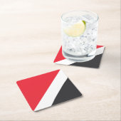 Fürstentum Sealand Flag Rechteckiger Pappuntersetzer (Vor Ort)