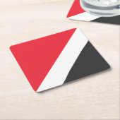 Fürstentum Sealand Flag Rechteckiger Pappuntersetzer (angewinkelt)