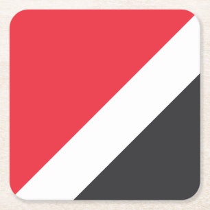 Fürstentum Sealand Flag Rechteckiger Pappuntersetzer