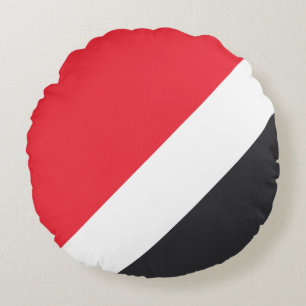 Fürstentum Sealand Flag Rundes Kissen