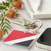 Fürstentum Sealand Flag Schlüsselanhänger (Vorderseite rechts)