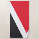 Fürstentum Sealand Flag Strandtuch (Vorderseite)