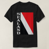 Fürstentum Sealand Flag T-Shirt (Design vorne)