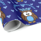 Fürstenuhu Geschenkpapier (Rolleneckpunkt)