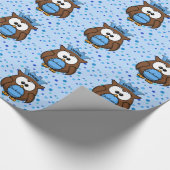 Fürstenuhu Geschenkpapier (Ecke)