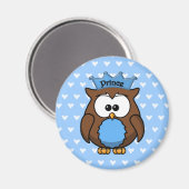 Fürstenuhu Magnet (Vorderseite/Rückseite)