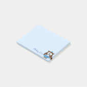 Fürstenuhu Post-it Klebezettel (angewinkelt)
