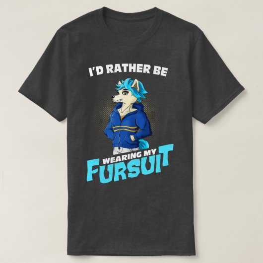 Fursuit Cosplay Fandom T-Shirt (Design vorne)
