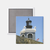 Fürte San Felipe del Morro's graue castellated Magnet (Vorderseite/Rückseite)