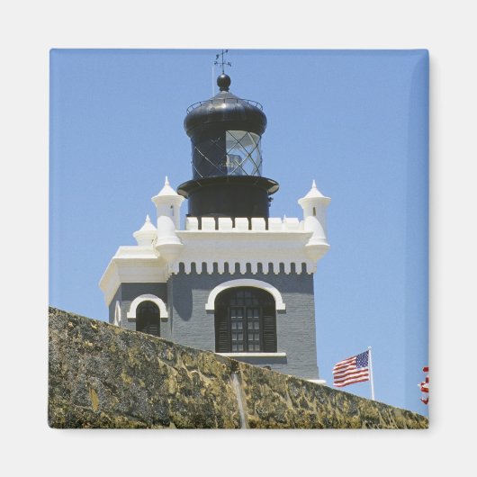 Fürte San Felipe del Morro's graue castellated Magnet (Vorne)
