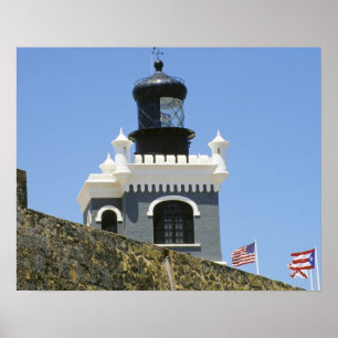 Fürte San Felipe del Morro's graues Castellat Poster