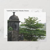Fürte San Fernando, Portobelo, Panama Postkarte (Vorne/Hinten)