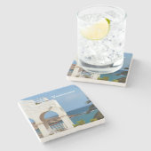 Fürteventura Cork Untersetzer (Seitenansicht)