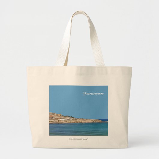 Fürteventura Jumbo Stoffbeutel (Vorne)