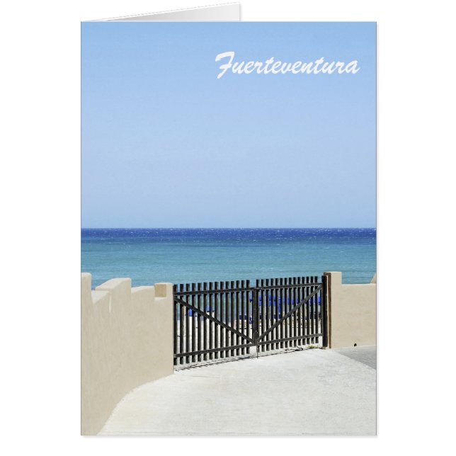 Fürteventura-Karte (Vorne)