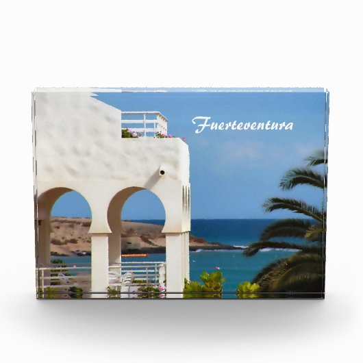Fürteventura-Karte Fotoblock (Vorderseite)