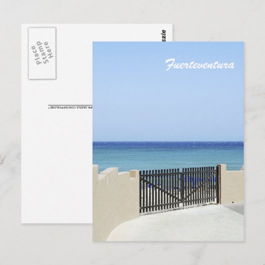 Fürteventura Postkarte (Vorne/Hinten)